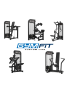 Gymfit Custom-Line Krachtset | 5 Apparaten | Complete set | Nieuw