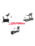 Life Fitness cardio set | loopband | crosstrainer | upright bike